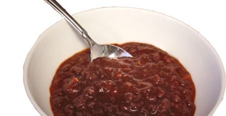 Chili Made From Scratch Using Ancho Chili Pods