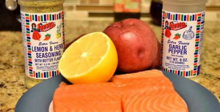 lemon herb baked salmon