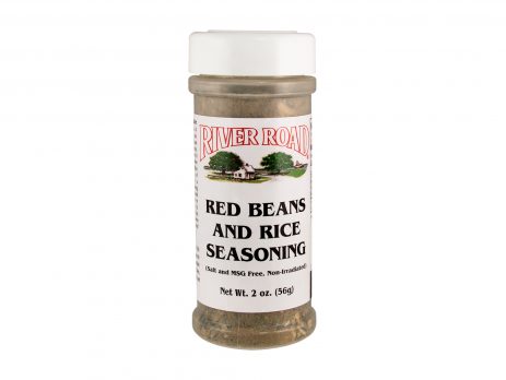 medium size jar of River Road Brand Red Beans and Rice Seasoning 2 oz.