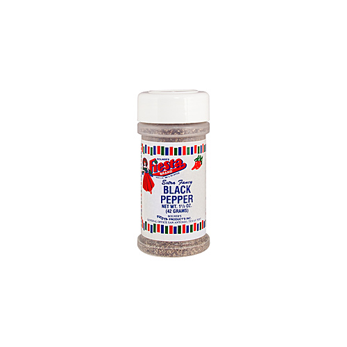 Black Pepper, Ground in a small tiny jar 1.5 ounces