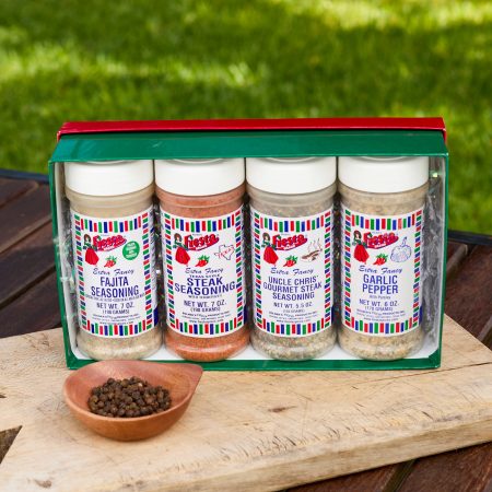 Texas BBQ Gift Box closest up