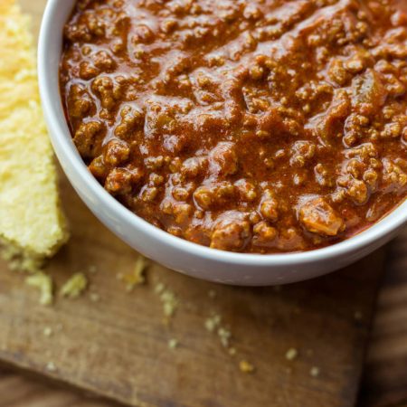 Deluxe Chili Using Fiesta Brand Ancho Chili Pods