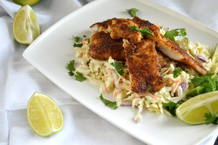 Blackened Redfish Taco Bowl