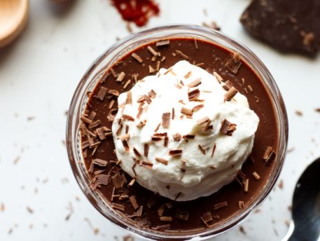 Dark Chocolate Chili Pots de Creme