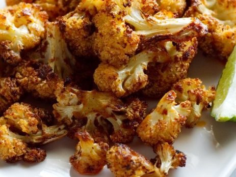 Roasted Cauliflower with Chili and Lime