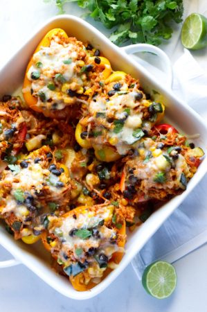 Tex-Mex Chicken Stuffed Peppers