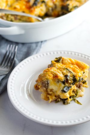 Beefed-Up Chile Rellenos Breakfast Casserole recipe