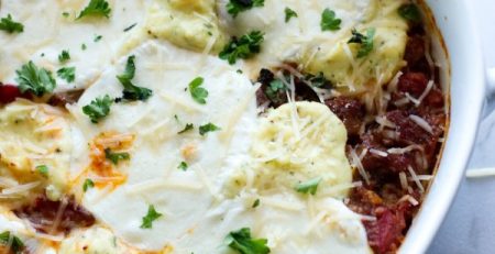 Italian Sausage Casserole with Eggplant