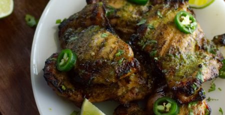 Grilled Jalapeno Chicken Thighs