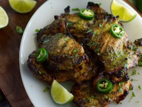 Grilled Jalapeno Chicken Thighs