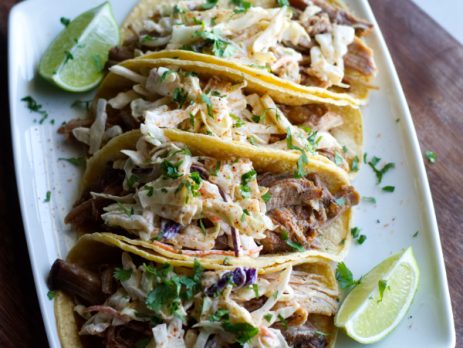 Slow Cooker Pulled Pork Tacos