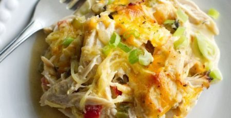 Chicken Spaghetti Squash Casserole