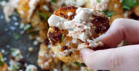 Mexican Street Style Grilled Cauliflower
