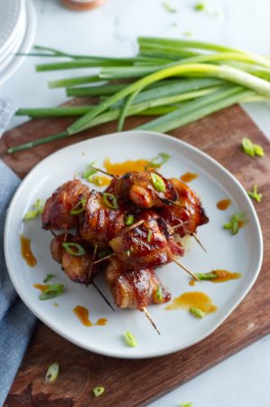 Orange Glazed Chicken Bacon Bites