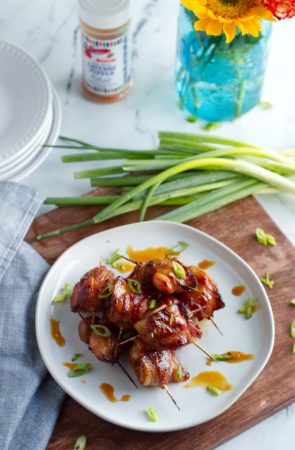 Orange Glazed Chicken Bacon Bites