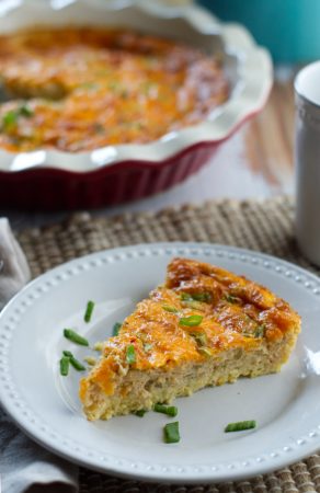 Cheesy Green Chili Brunch Bake