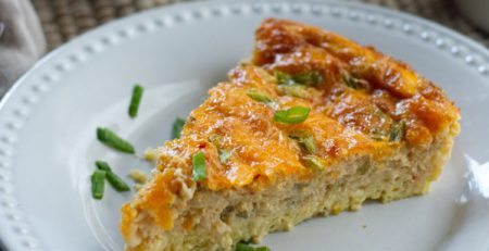 Cheesy Green Chili Brunch Bake