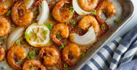 Sheet Pan Barbecued Shrimp