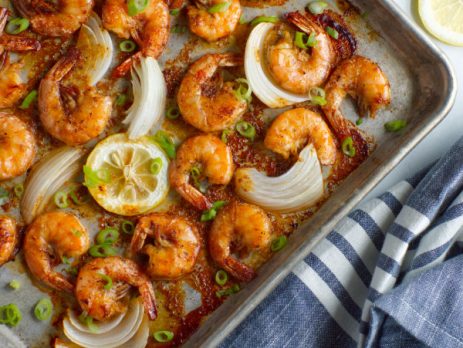 Sheet Pan Barbecued Shrimp