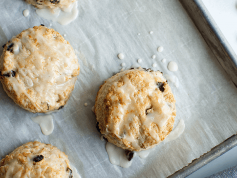 Orange Cherry Biscuits