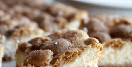 Snickerdoodle Cheesecake Bars recipe