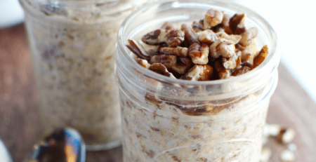 Cinnamon Pecan Overnight Oats