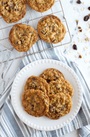 Cranberry Orange Pecan Oatmeal Cookies