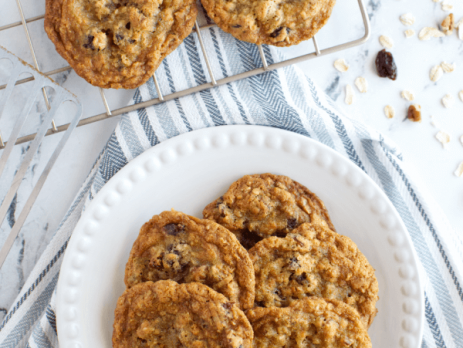 Cranberry Orange Pecan Oatmeal Cookies