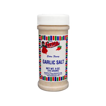 Medium size jar of Garlic Salt nine ounces
