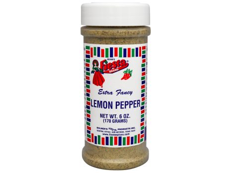 Medium size jar of Lemon Pepper 6 ounces