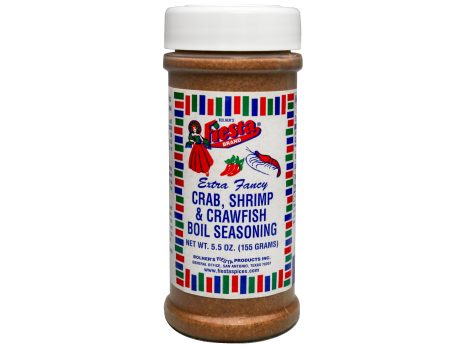 Medium size jar of Crab Shrimp and Crawfish Boil 5.5 ounces
