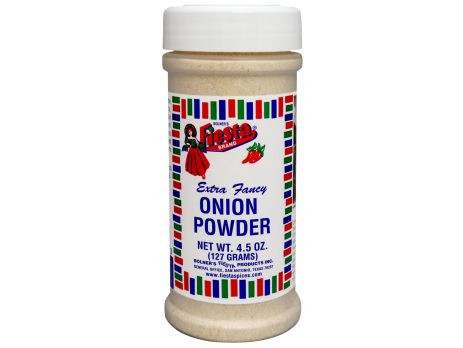 Medium size jar of Onion Powder four- and one-half ounces