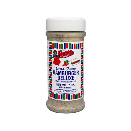 medium size jar of Hamburger Deluxe seven ounces