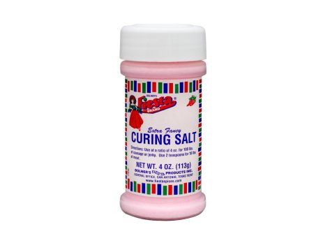 tiny sized jar of Curing Salt 4 ounces