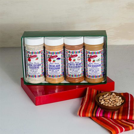 Mexican Kitchen Gift Box there are four medium size jars in the box