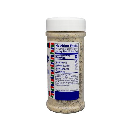 medium size jar of Wild Game Rub 7 ounces side of jar