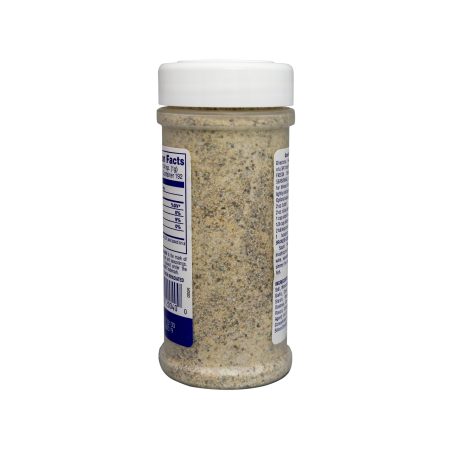 Medium size jar of Game Fish Seasoning 7 ounces back of jar
