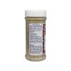 Medium size jar of Game Fish Seasoning 7 ounces side of jar showing recipe