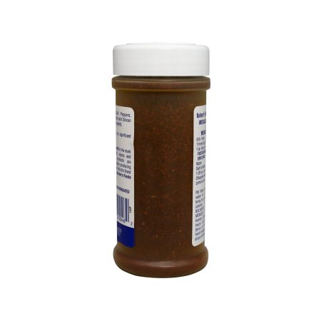 Medium size jar of Menudo Spice Mix four ounces back of jar