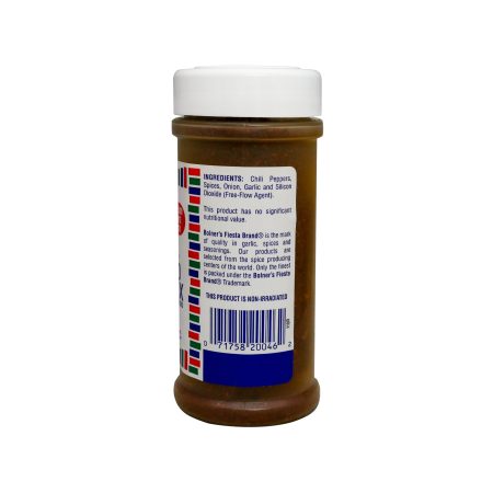 Medium size jar of Menudo Spice Mix four ounces side of jar