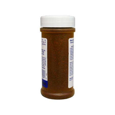 Medium size jar of Ground Chili back of jar