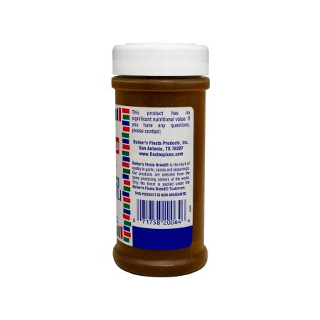 Medium size jar of Ground Chili side of jar