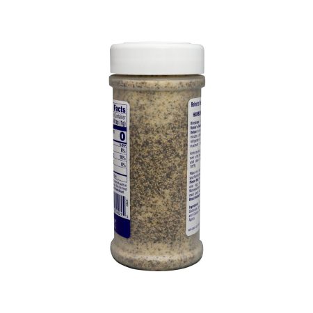 medium size jar of Hamburger Deluxe seven ounces back of jar