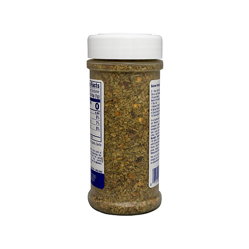 Picture of medium size jar of Fiesta Brand Gourmet Italian Choice seasoning; an incredible Italian herb blend.