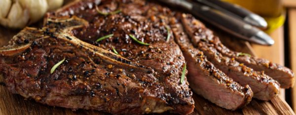 Uncle Chris' Gourmet Steak plated